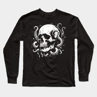 kraken skull Long Sleeve T-Shirt